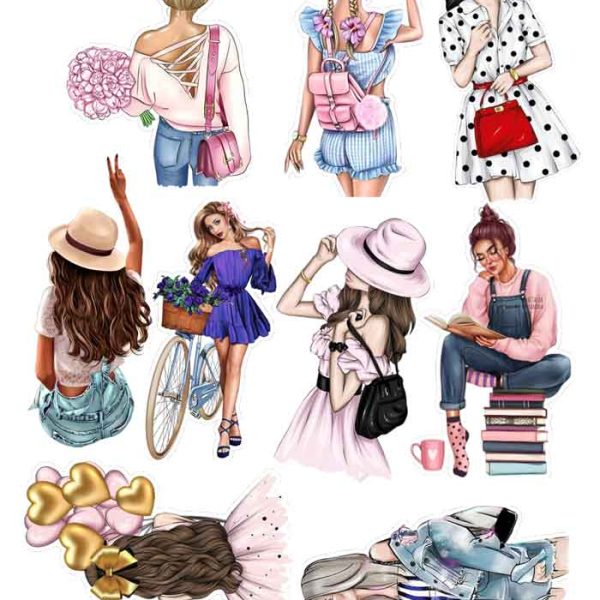 Girl Cake Toppers