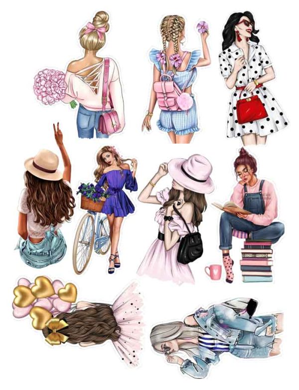 Girl Cake Toppers