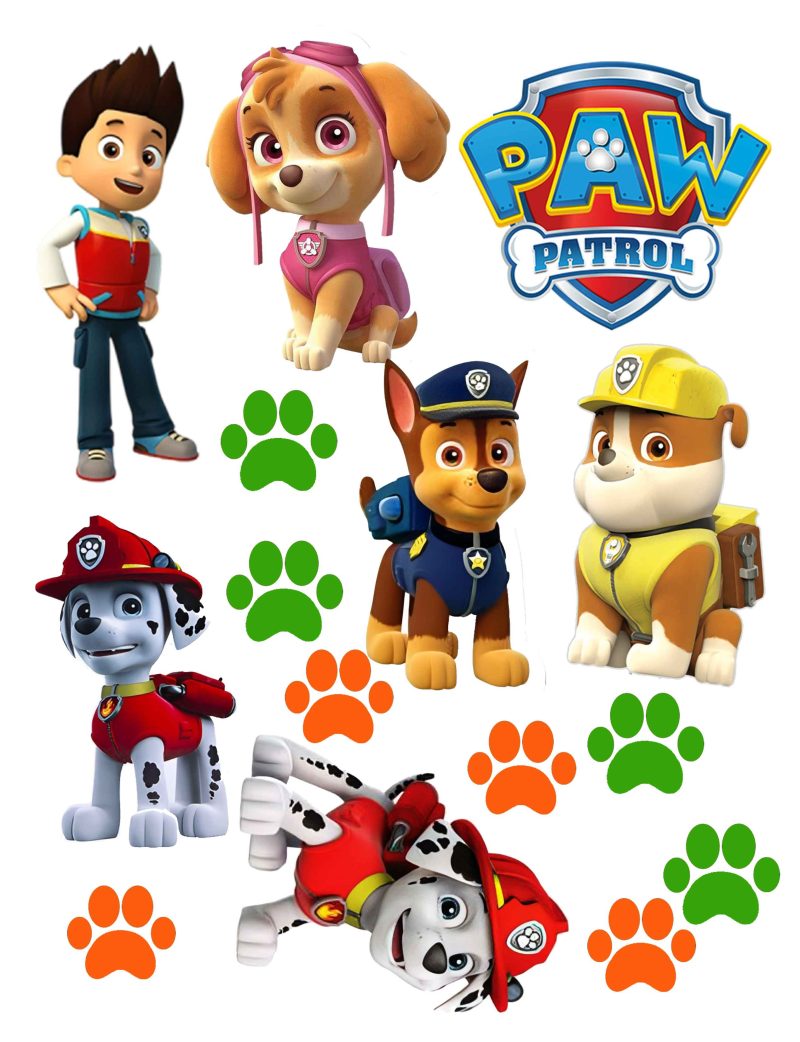 Paw Patrol Cake Topper