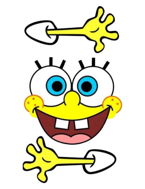SpongeBob Cake Toppers Printable