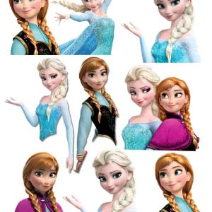Elsa & Anna Cake Topper