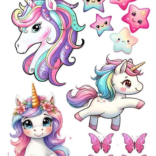 unicorn cake toppe