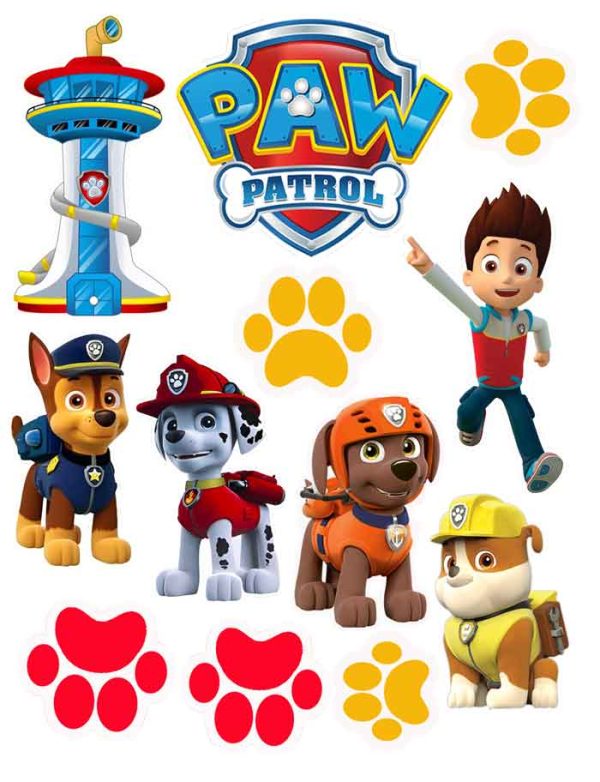 Paw Patrol Cake Topper